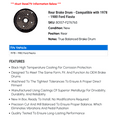thumbnail image 2 of Rear Brake Drum - Compatible with 1978 - 1980 Ford Fiesta 1979, 2 of 2