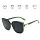 thumbnail image 4 of Gafas de sol Yuyangstore cuadradas para mujer protección solar Verde, 4 of 8