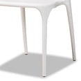 thumbnail image 3 of Baxton Studio AY-PC09-White Plastic-DC Ensemble de Chaises de Salle à Manger en Plastique Transformable Moderne, Blanc - 4 Pcs, 3 of 7