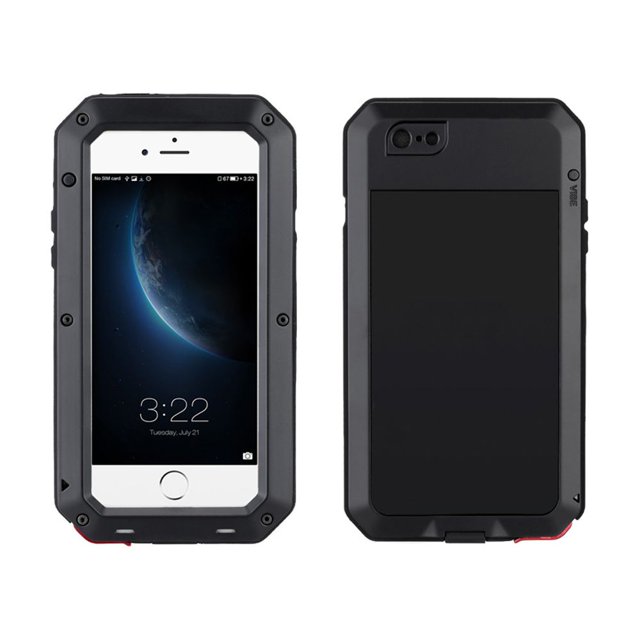 Funda protectora duradera, carcasa protectora a prueba de polvo, a prueba de golpes, función de huella dactilar, metal