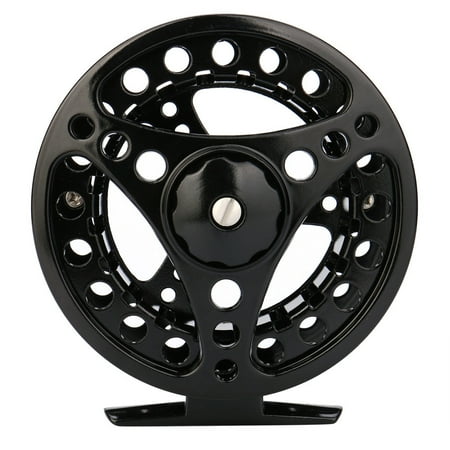Kiplyki Wholesale Fly Reel 5/6 WT Large Arbor Silver/Black Aluminum Fly Fishing Reel
