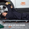 thumbnail image 3 of VEVOR Mechanic Creeper, Garage Gift, 36" Z Creeper Seat, 2 in 1 Mechanic Gifts, 300 lbs Capacity, Low Profile Creeper with 6 pcs Wheels in Garage/Shop for Fathers Day Tool Gift, 3 of 9