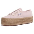 thumbnail image 6 of Superga 2790 COTROPEW Women's Platform Sole With Rope Around Sneakers In Pink Size 10.5, 6 of 6