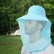 thumbnail image 4 of Gorro mosquitero para uso al aire libre, protector solar transpirable, gorro ligero de abeja con correa ajustable para la barbilla, ideal para acampar, jardinería y senderismo, 4 of 4