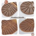 thumbnail image 4 of 2 Pairs 2 Styles Shoe Sole Replacement Rubber Half Sole and Heels Non-Slip Heel Pads Shoe Bottom Protector Shoe Repair Replacement for Leather Shoes Sports Shoes Boots, 4 of 5