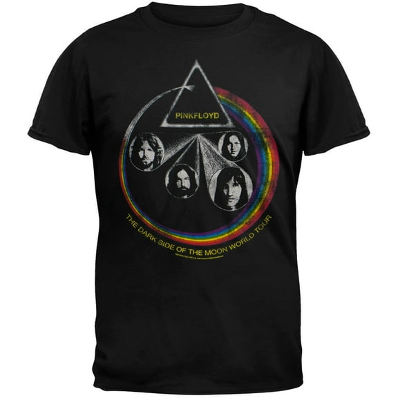 Pink Floyd Men's World Tour Soft Short Sleeve T Shirt