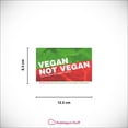 thumbnail image 4 of Juego vegano no vegano - Adivina los productos veganos Divertido juego de cartas flash - Divertido juego de adivinanzas de sí o no - Adecuado para familias, niños, adolescentes y adultos, 4 of 5