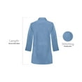 thumbnail image 4 of Panda Uniform Medical Lab Wear for Women, Doctor Coat, 11XL, Ceil Blue, 4 of 8