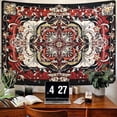 thumbnail image 2 of Gojian Boho Mandala Moth Tapestry,Hippie Floral Aesthetic Wall Tapestries, Psychedelic Aesthetic Decor, Tapestry for Bedrooms, Living Rooms, and Dorms, 2 of 6