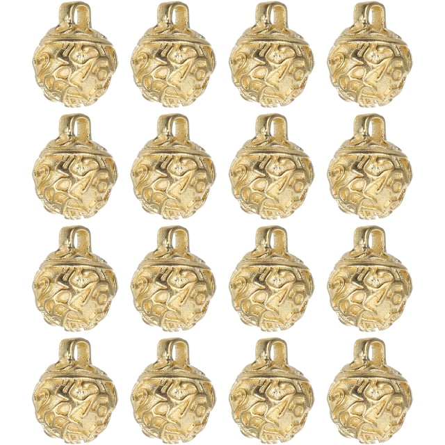 12 piezas Jingle Bell Bell Antique Bell Charms Tiny Bells para el collar de joyas