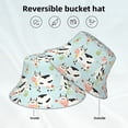 thumbnail image 2 of Cauagu Cute Cows for Unisex Bucket Hat,Outdoor Summer Beach Fishing Sun Hat Hot Summer Reflective Bucket Hat Fun Outdoor Vacation Hat for Men and Women, 2 of 6