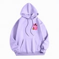 thumbnail image 6 of Towmus Halloween Ghost Hooded Sweatshirts for Women Funny Graphic Long Sleeve Teen Girls Oversized Hoodies Sweatshirt Casual Pullover Tops, 6 of 8