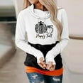 thumbnail image 1 of EGNMCR Chandails en Molleton Sans Capuche pour Femmes, Chandail en Molleton pour Femmes, Chemises à Manches Longues Mode Imprimé Col Rond Pull Tops Blouse à Capuche Blouse pour Femmes, 1 of 5