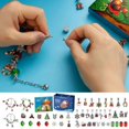 thumbnail image 2 of Calendario de Adviento de cuenta regresiva de Navidad para adolescentes, niñas y niños, pulseras, juego de regalo temático de Navidad, Fabricación de char-ms, DIY, 2 of 4