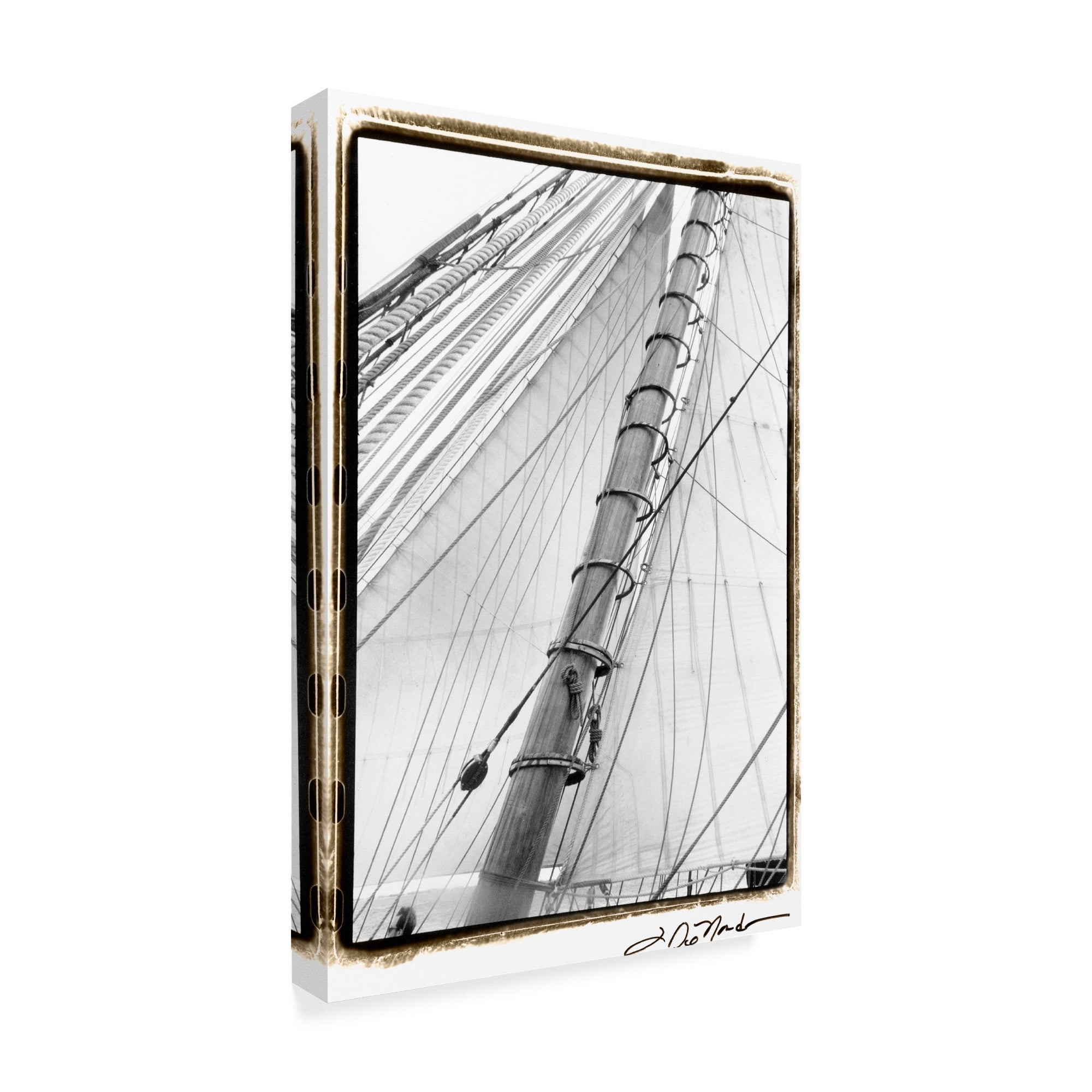 Trademark Fine Art 'Set Sail VI' Canvas Art by Laura DeNardo
