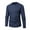 W01-Navy, variant on JUUYY Men's Sweater Autumn and Winter Rhombock Kit Crewneck Solid Color Board Is The Shape Of Youth Warm Undercoat Top Khaki XXXXL