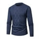 thumbnail image 2 of pstuiky camisas de manga larga para hombre, Suéter informal de moda para hombre, color liso, manga larga, cuello redondo. camisetas de hombre l, 2 of 4