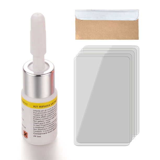 Líquido de Reparación de Vidrio Automotriz Resina DIY Herramienta de Reparación de Chips de Grietas de Vidrio de Ventana de Coche Herramientas de Reparación de Ventanas de ANGGREK Otros