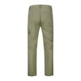 thumbnail image 5 of Fgnfyis Men's Convertible Hiking Pants Lightweight Zip off Breathable Cargo Pants for Outdoor Fishing Trousers for Men Khaki XXL, 5 of 9