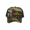 thumbnail image 2 of Top Headwear Men's Blank Rope Trucker Foam Mesh Plain Camo/Black, 2 of 2