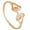 Rose Gold, variant on Stainless Steel Cute Dainty Butterfly Style Birthday Christmas Promise Statement Ring