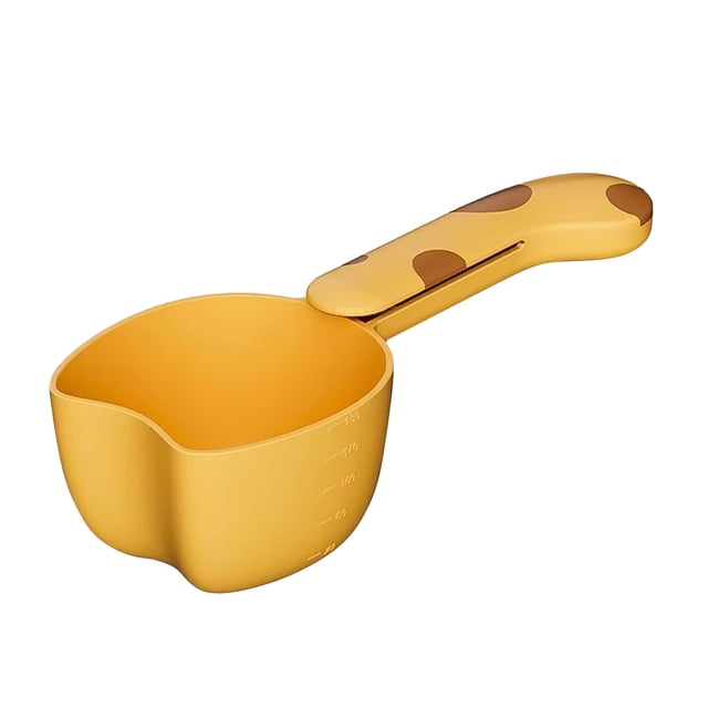 Hearth & Gear Rice Rice Measuring With Bag Clip | Pet Dry Food Cooking Rice Cute Food Storage Tasty Kitchenware Kids Cooker Hood Filter Paper Rice Cooker 5 Cup Cooker 2 Litre Egg Cooker Pan Rice