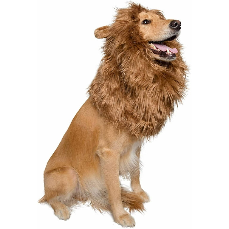 Pet Krewe Dog Lion Mane Halloween Costume Lion Mane for Large and