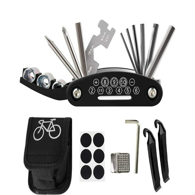 Kit d'Outils de Réparation de Vélo de Montagne Personnalisable en Gros - Ensemble Complet en Acier Inoxydable de Qualité Commerciale avec Clés Polyvalentes pour Cyclistes Globalistes, Entretien de Vélo Durable et Résistant à la Corrosion