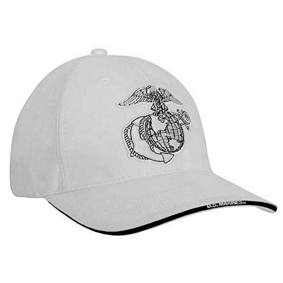 Rothco Deluxe Globe & Anchor Low Profile Cap, White