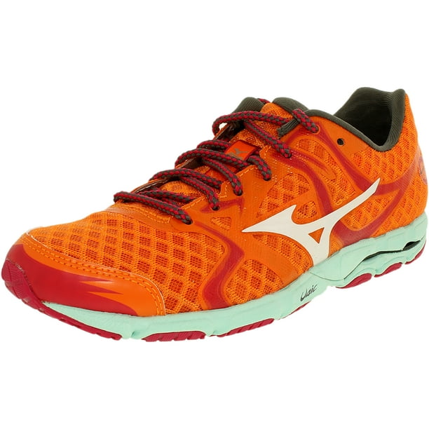 Mizuno - Mizuno Women's Wave Hitogami Orange/White/Red Ankle-High Running Shoe - 6M - Walmart