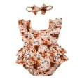 thumbnail image 4 of Ropa de verano para niñas, ropa de princesa transpirable, mono encantador para bebés 18 a 24 meses, 4 of 9