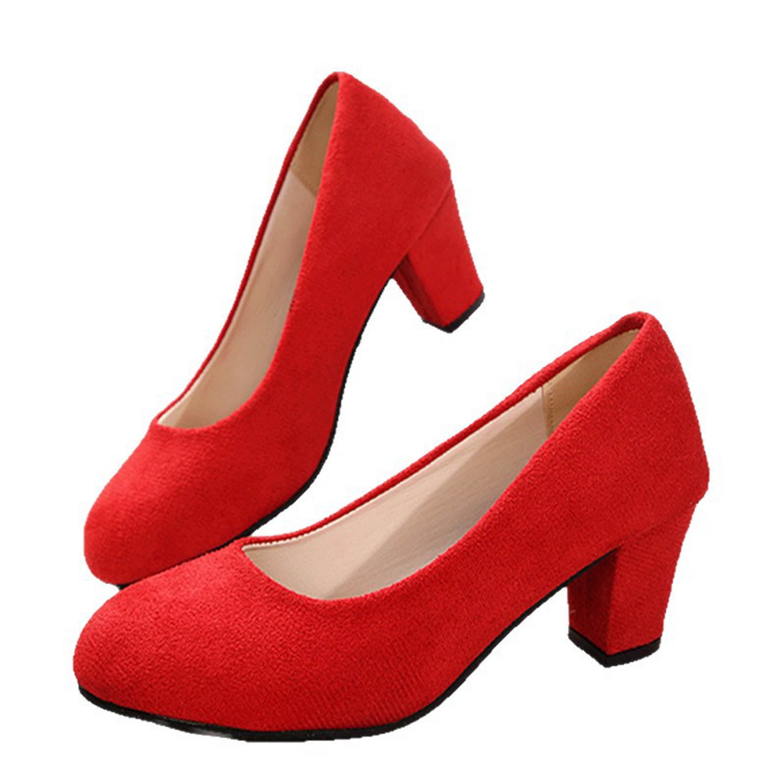 Escarpins Talons Aiguilles En Daim Synthétique – Bout Pointu, Boucle Strass – Talon 5 Cm – Classique Et élégant Pour Quotidien - 9