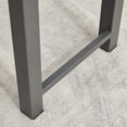 thumbnail image 2 of Outdoor Metal Garden Bench, Patio Backless Bench, Weatherproof Park Benches for Gardens, Patios​, Gray, 2 of 6