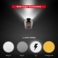 thumbnail image 3 of Bike Light USB Rechargeable Cycling Headlight with 120dB Horn 4 Lighting Modes Waterproof Bicycle Front, 3 of 8
