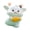Hold corn, variant on Cartoon Cow Sculpture Statue Funny Resin Cow Creative Cow Figurine Cow Funny Cow Collectible Resin Crafts