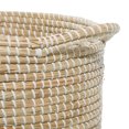 thumbnail image 5 of DecMode 18", 20" Brown Sea Grass Contemporary Storage Basket, 2 - Pieces, 5 of 8