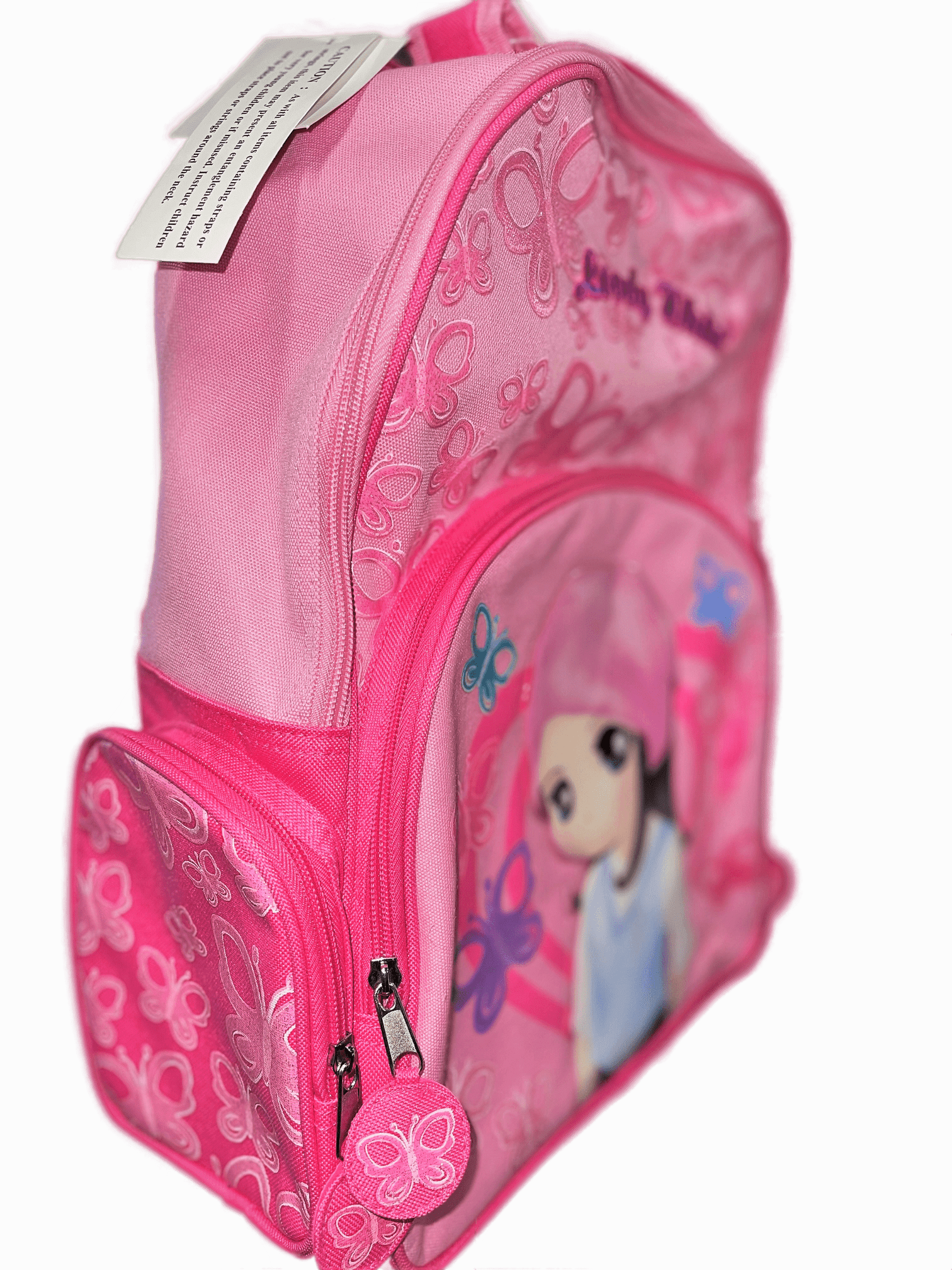 Orange Story - Lovely White - 16 inch Rolling Backpack Pink  display picture 1