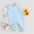 thumbnail image 2 of Bagilaanoe Newborn Baby Girls One-pieces Flower Print Sleeveless Jumpsuit 3M 6M 12M 18M Infant Summer Romper Casual Clothing, 2 of 7