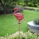 thumbnail image 5 of LED Solar Flamingo Garden Lights Liquidación Decoración Blanco cálido Impermeable 39 "Tierra Paisaje Iluminación para Courtyard Garden Party Calzada D Soledad Luz flamenco, 5 of 7