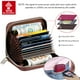thumbnail image 5 of Cartera con cremallera FurArt con bloqueo RFID para mujer y llavero, 5 of 7
