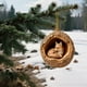 thumbnail image 1 of Herunwer Animal Christmas Ornament, Owl & Raccoon 2D Acrylic Hanging Ornaments for Christmas Tree, Holiday Decoration, 1 of 5