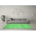 thumbnail image 3 of Ahgly Company Indoor Rectangle Oriental Emerald Green Modern Area Rugs, 8' x 10', 3 of 4