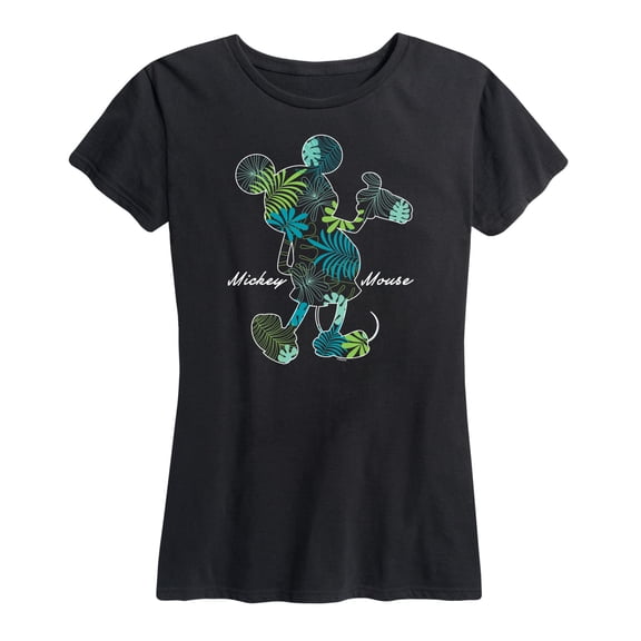Mickey & Friends - Tropical Fill Mickey - Women's Short Sleeve Graphic T-Shirt