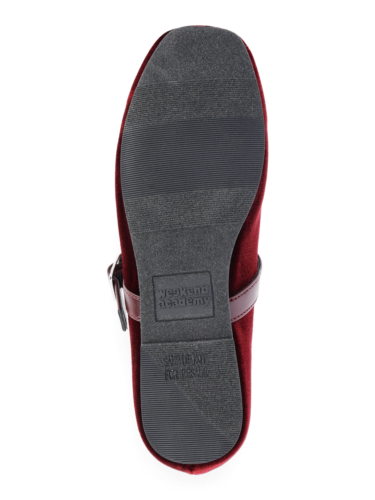 Weekend Academy Girls Velvet Ballet Flats