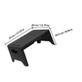 thumbnail image 2 of Raindrops Small Computer Desk PP Black for Travel and Indoor Activities 1Pcs, 2 of 8