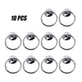 thumbnail image 1 of 10 x Antique Pull Swing Ring Drop Kitchen Cabinet Drawer Cupboard Knob Handle, 1 of 4