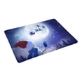 thumbnail image 2 of MKHERT Happy Snowman in Winter Christmas Landscape with Santa and His Sleigh Doormat Rug Home Decor Floor Mat Bath Mat 23.6x15.7 inch, 2 of 3