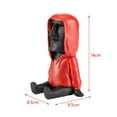 thumbnail image 4 of 2 Pieces Guan Yin Statue Easter Island Statue Moai Head Resin Material Ideal for Bookshelf Cabinet Decor, 4 of 8