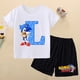 thumbnail image 3 of Nuevas camisetas y pantalones cortos de Sonics para niños, camisetas con gráficos de dibujos animados de anime, camisetas casuales de manga corta para niños, ropa de verano para niños 2024, 3 of 4