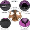 thumbnail image 4 of Dalrosia Womens Ponytail Wide Brim Sun Hat Packable UV Protection Beach Cap for Fishing & Hiking, 4 of 8